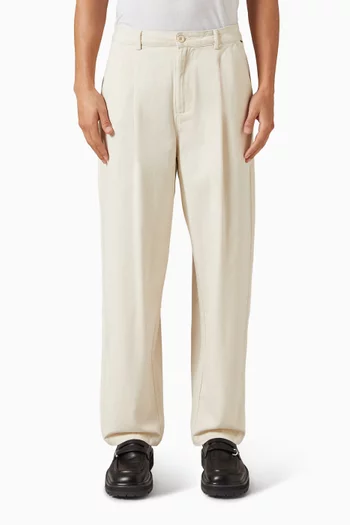 Baggy Chino Pants in Cotton