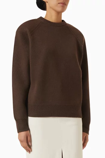 Lina Padded Knit Sweater