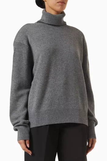 Gala Padded Turtleneck Sweater