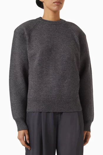 Lina Padded Knit Sweater