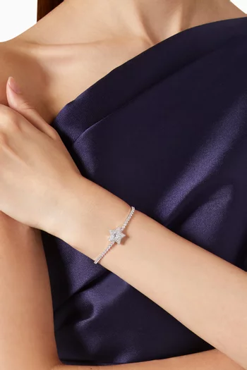 Sublima Chain Bracelet in Rhodium-plated Metal