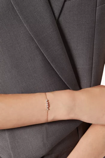 Mesmera Soft Bracelet in 18kt Rose Gold-plated Metal