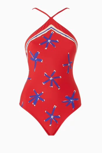 Cadence Halterneck One-piece Swimsuit
