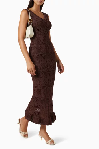Roan Dress in Viscose Blend