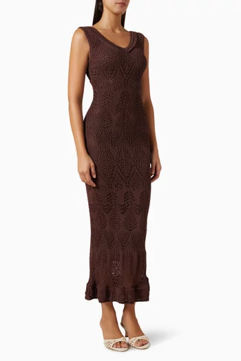 Roan Dress in Viscose Blend