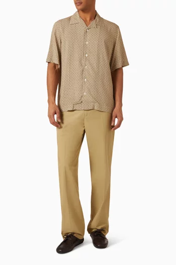 Patterned Shirt in Viscose