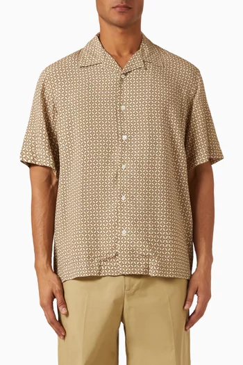 Patterned Shirt in Viscose