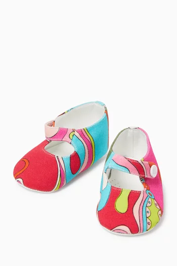 Pucci Print Ballerinas in Cotton