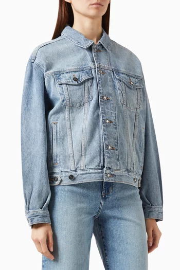جاكيت أوتو بقصة بويفريند دينم