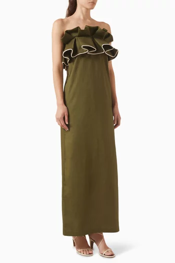 Ruffled Maxi Dress