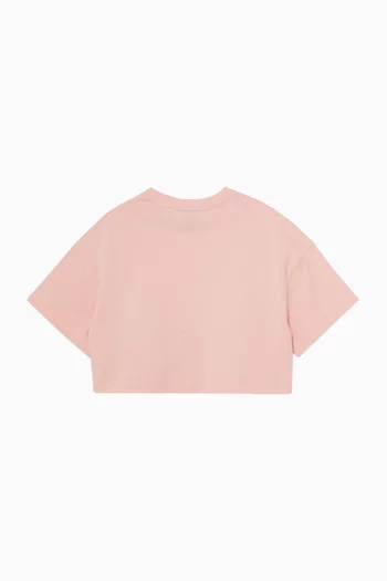 Cropped T-Shirt in Cotton