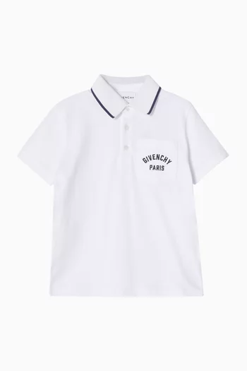 Polo Shirt in Cotton Piqué