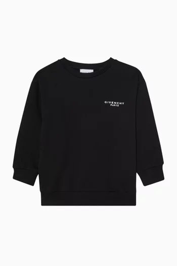 Logo Sweat Shirt in Organic Cotton