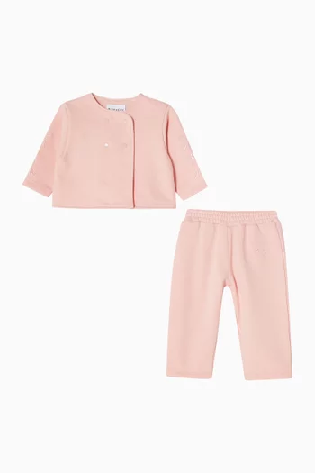 Cardigan & Pants Set in Fleece