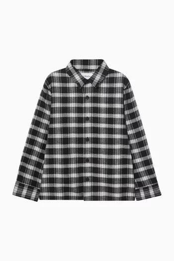 Checked Shirt in Cotton