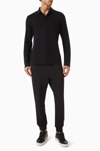 Plisy Long-sleeve T-shirt in Cotton-piqué