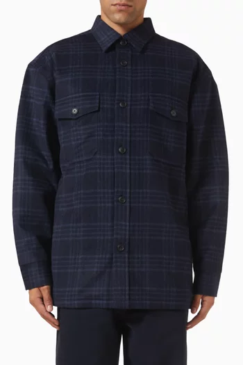 x Becham Relaxed-fit Shirt in Wool-blend