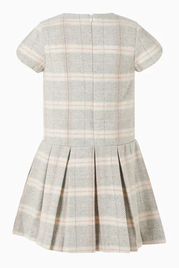 Check Ruffle Dress