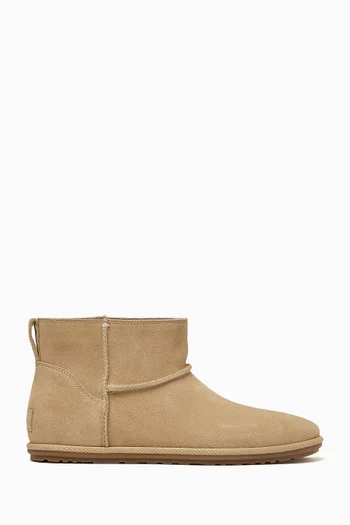 Classic Mini Deconstructed Boots in Leather