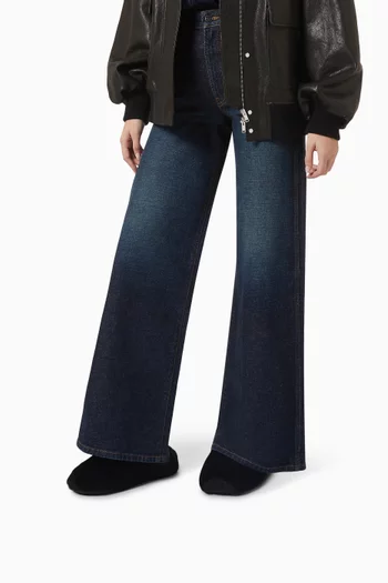 Elea Fluffed Slippers in Fur