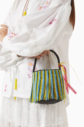 حقيبة ميرتيلو مزينة بالخرز
