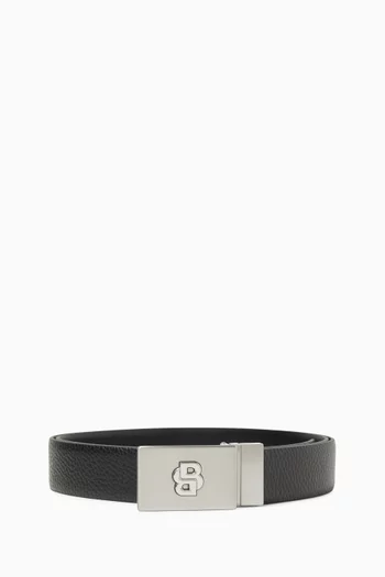 B Icon Belt in Leather