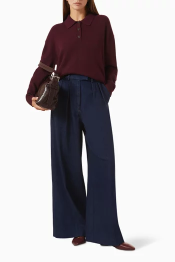 Lee Polo Sweater in Cashmere