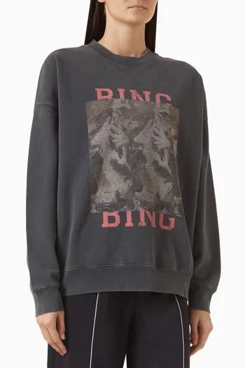 Miles Tiger Bing Sweatshirt in Cotton