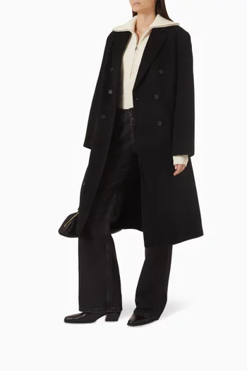 Sana  Cocoon Coat in Wool & Cashmere