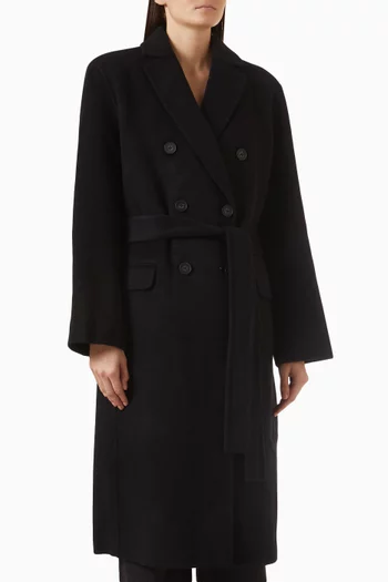 Sana  Cocoon Coat in Wool & Cashmere