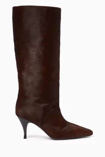 Silhouette 80 Knee-high Boots in Pony Hair