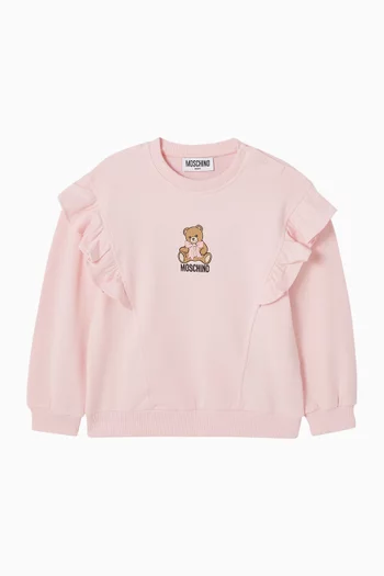 Teddy Print Sweatshirt