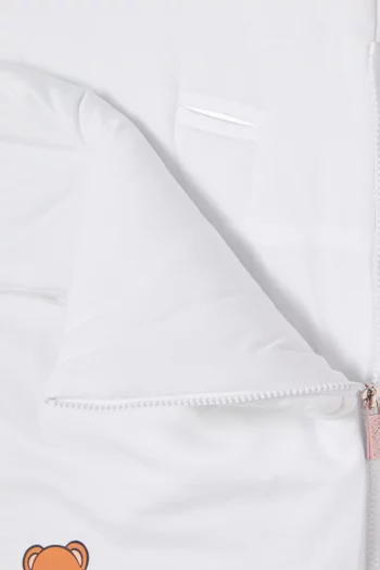 Teddy Bear Sleeping Bag in Cotton