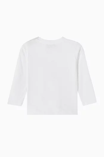 Teddy-print T-Shirt in Cotton