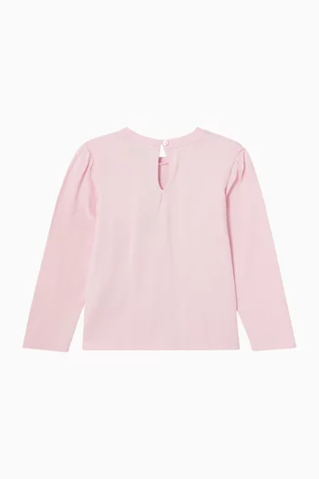 Bow T-Shirt in Cotton