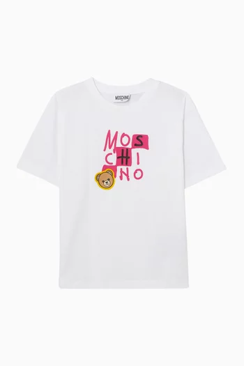 Logo Print T-Shirt in Cotton