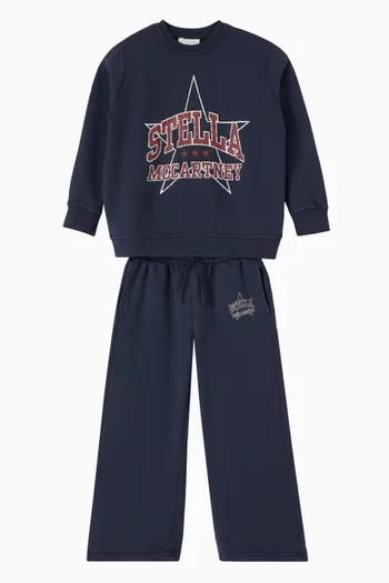 Logo-print Sweatshirt in Cotton-fleece