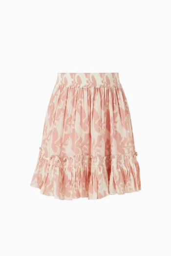 Unicorn Print Skirt