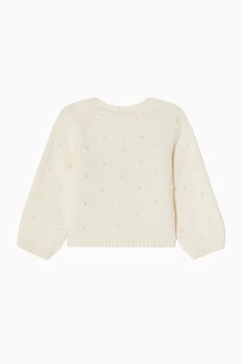 Pom Pom Cardigan