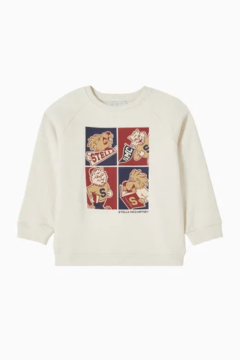 Logo-print Sweatshirt in Cotton