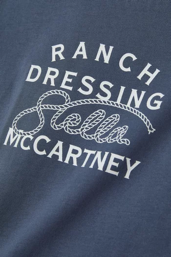 Printed T-shirt in Cotton