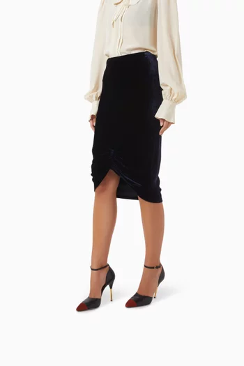 D'Orsay Sinead 105 Pumps in Leather & Suede