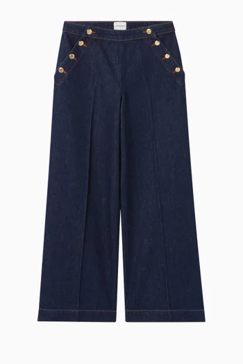 Wide-Leg Sailor Jeans