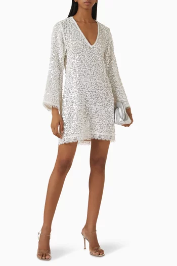 Raysa Sequin-embellished Mini Dress