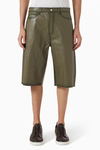 Saroger Shorts in Lamb Leather