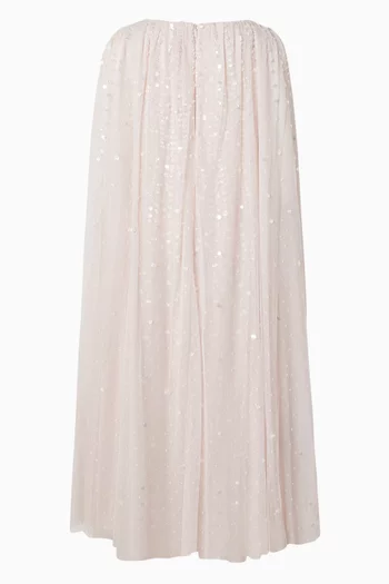 Wisteria Dot Embroidered Dress