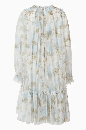 Versailles Disty Cape Dress