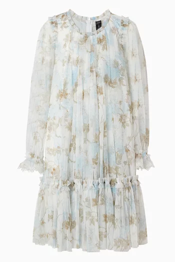 Versailles Disty Cape Dress
