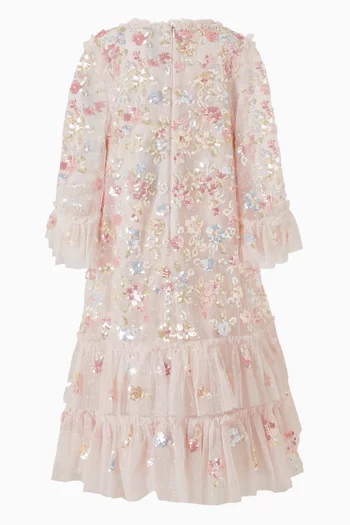 Clover Sequin-embellished Dress