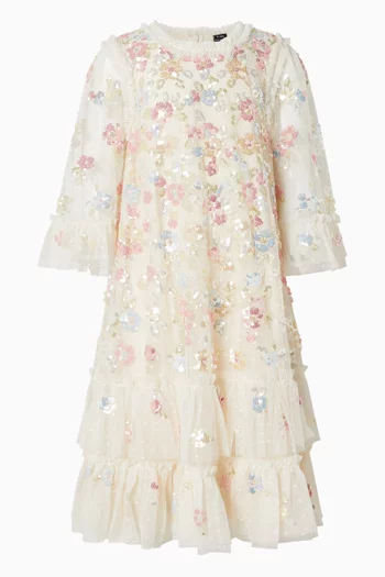 Sequin Bloom Dress